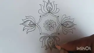 Free hand Rangoli designs#freehandrangolis#rangoli#indianart#muggulu#art#kolam