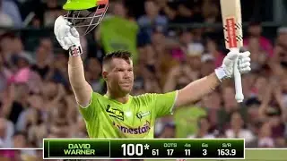 David Warner STUNS Cricket World at 39!  110 After IPL Unsold | Warner Century Today*