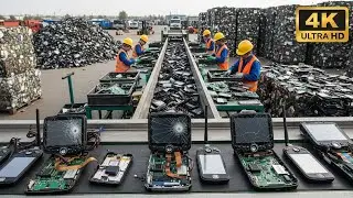 From Scrap to Components | GPS Navigation Device Recycling Process