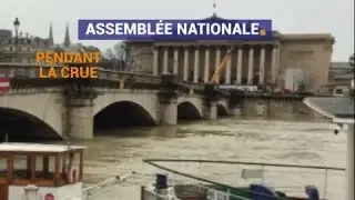 Paris avant et pendant la crue de la Seine
