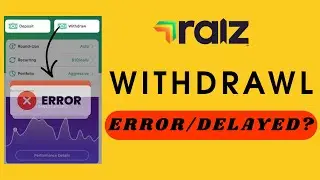 Raiz Withdrawal Pending/ Error & How to Resolve It | FULL GUIDE