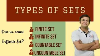 Part-3 | Finite Infinite Countable Uncountable sets in english difference discrete maths set theory