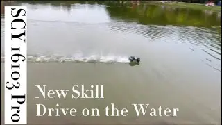 Unlock new sktill to drive on the water SCY 16103 Pro 4WD Off-Road RC Car