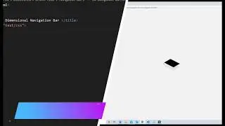Responsive animated 3d navigation bar || Online Tutor