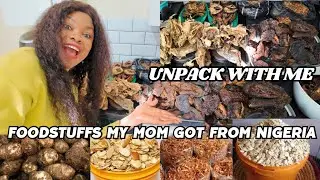 UNBELIEVABLE ! The amount of FOODSTUFF mom brought for us from Nigeria 🇳🇬 to UK 🇬🇧 | UNPACK WITH ME.