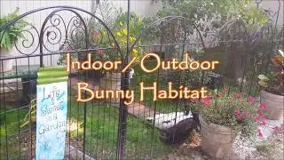 Indoor Outdoor Bunny Habitat Idea