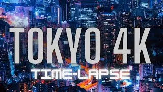 Tokyo Rhythms: 4K Time-lapse with Calming Piano Music (60 FPS)
