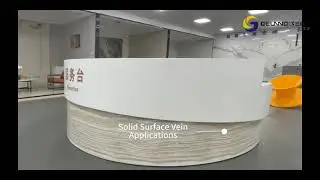 Why choose Wood Pattern Solid surface vein tops stain-resistant antimicrobial tops