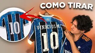 COMO TIRAR A PERSONALIZA&Ccedil;&Atilde;O DA CAMISA DE TIME!!