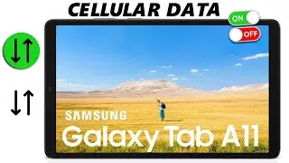 Как включить/выключить мобильные данные на Samsung Galaxy Tab A11