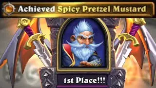 Getting the Spicy Pretzel Mustard Achievement!