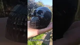 Handmade epoxy resin Skull #skull #skullart #skulldecor #skulls #homedecor