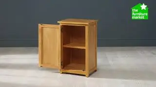 London Essentials Oak Small 1 Door Cupboard