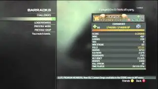 Call Of Duty Modern Warfare 3 |  Barracks | 2nd Prestige