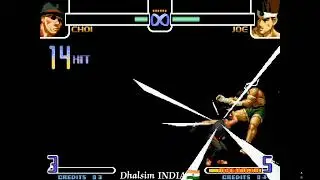 The king of fighters 2002 Choi combo by Dhalsim India 🇮🇳