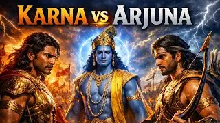 Karna vs Arjuna | Krishna&rsquo;s Dharma Story #stories 