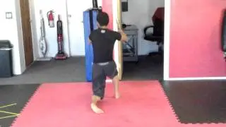 Bjj ground movement with butterfly knife
