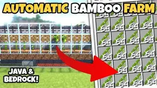 EASIEST Automatic Bamboo Farm Minecraft 1.21!