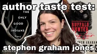 will stephen graham jones become an auto-buy author? | reading vlog