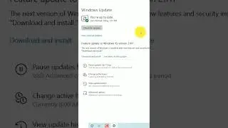 How to Update Windows 10 to the Latest Version on a Laptop or Computer #shorts