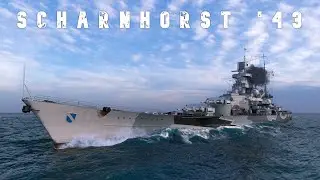 World of WarShips Scharnhorst '43 - 8 Kills 209K Damage