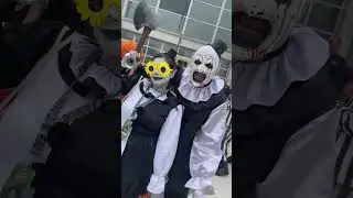 Art The Clown Cosplay at Midsummer Scream! #midsummerscream #terrifier #arttheclown #clown #cosplay