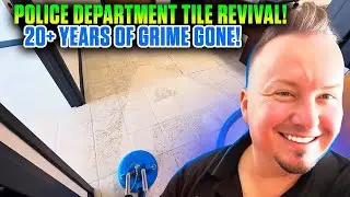 🚨 Police Department Tile Revival! 20+ Years of Grime&mdash;GONE! 💥 | AO Cleaning&trade;️Saves the Day! 👮&zwj;♂️✨