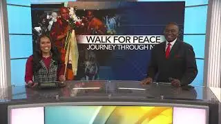 WRAL coverage: 'Walk For Peace' monks arrive in Raleigh