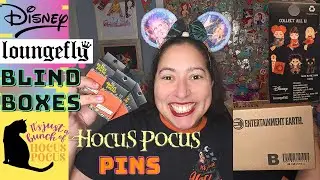 NEW Disney Loungefly Hocus Pocus Blind Boxes - I Finally Found These Pins! March 2021