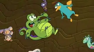 Swampy goes inside a mirror into another dimension (from &ldquo; Swampy&rsquo;s Underground Adventures&rdquo;)