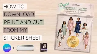 Sticker Printing Tutorial | Canva + Cricut | Koala Semi-Gloss Sticker Paper