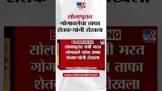 Solapur कारी गावात शेतकऱ्यांनी मंत्री भरत गोगावलेंचा ताफा अडवला : Farners News