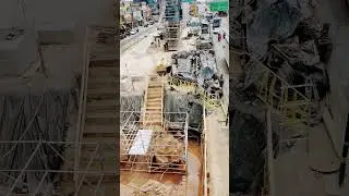 avance del metro avenida 1 de mayo pilotes