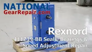 Rexnord 411Z39-BB Seals, Bearings & Speed Adjustment Repair