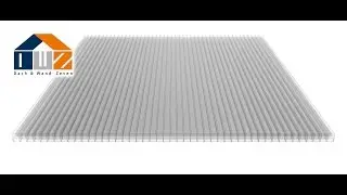 DWZ - 25 mm Stegplatte aus Polycarbonat (Glasklar)