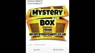 Winner of the MyMysteryChest Mystery Box Raffle