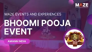 Bhoomi Pooja for Amann India Factory | Maze Events and Experiences