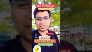 Free NIFT Entrance Exam Preparation Free NIFT Coaching #niftcoaching #nift #frerniftcoaching