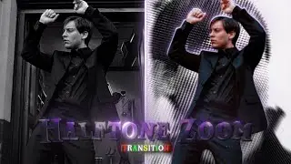 Trending Halftone Zoom Transition 🔥 | AE Inspired Like @fictic_editz  | Alight Motion Tutorial