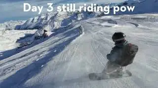 Snowboarding in Tignes/ Val'disere, January 2026
