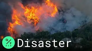 Timelapse Shows Growth of Silverado Fire in Orange County, California