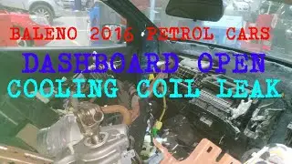 baleno car dashboard open?baleno cooling coil replacement?baleno cooling coil change
