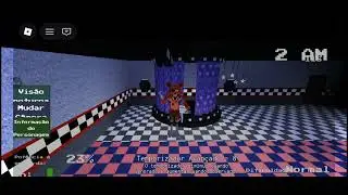 Sendo o foxy no FNAF 1 do Roblox 