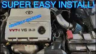 How to Install a Cold Air Intake on an 03-05 Toyota Camry/Solara V6! | Injen Part # IS2032P