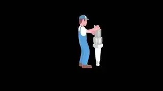 3D Cartoon Mechanic Turntable | Angry Thumbs Down with Clipboard | Stylized Character