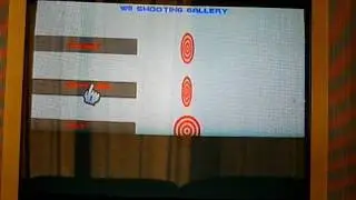 Wii Shooting Gallery - Latest Build Demonstration (Very poor video quality)