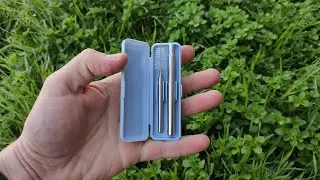 Телескопична Сламка С Четка / Extendable Straw With Cleaning Brush Set