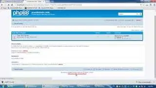 How to phpBB 3.1 installation Best Opensource Webboard Software on localhost