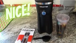 Обзор кофеварки Gourmia Iced Coffee и как ею пользоваться | Лучшая кофеварка со льдом?