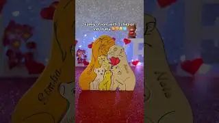 Customize yours 😭 #wooden #woodstatue #wooddesigner #woodenart #disney #love #lionking #lion #cute